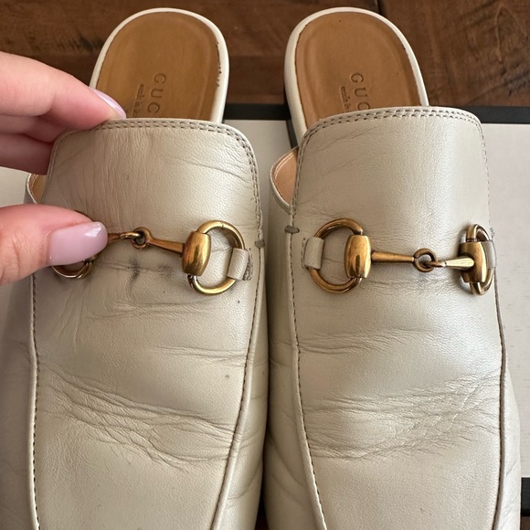 Gucci Princetown Leather Mules - Picture 3 of 4